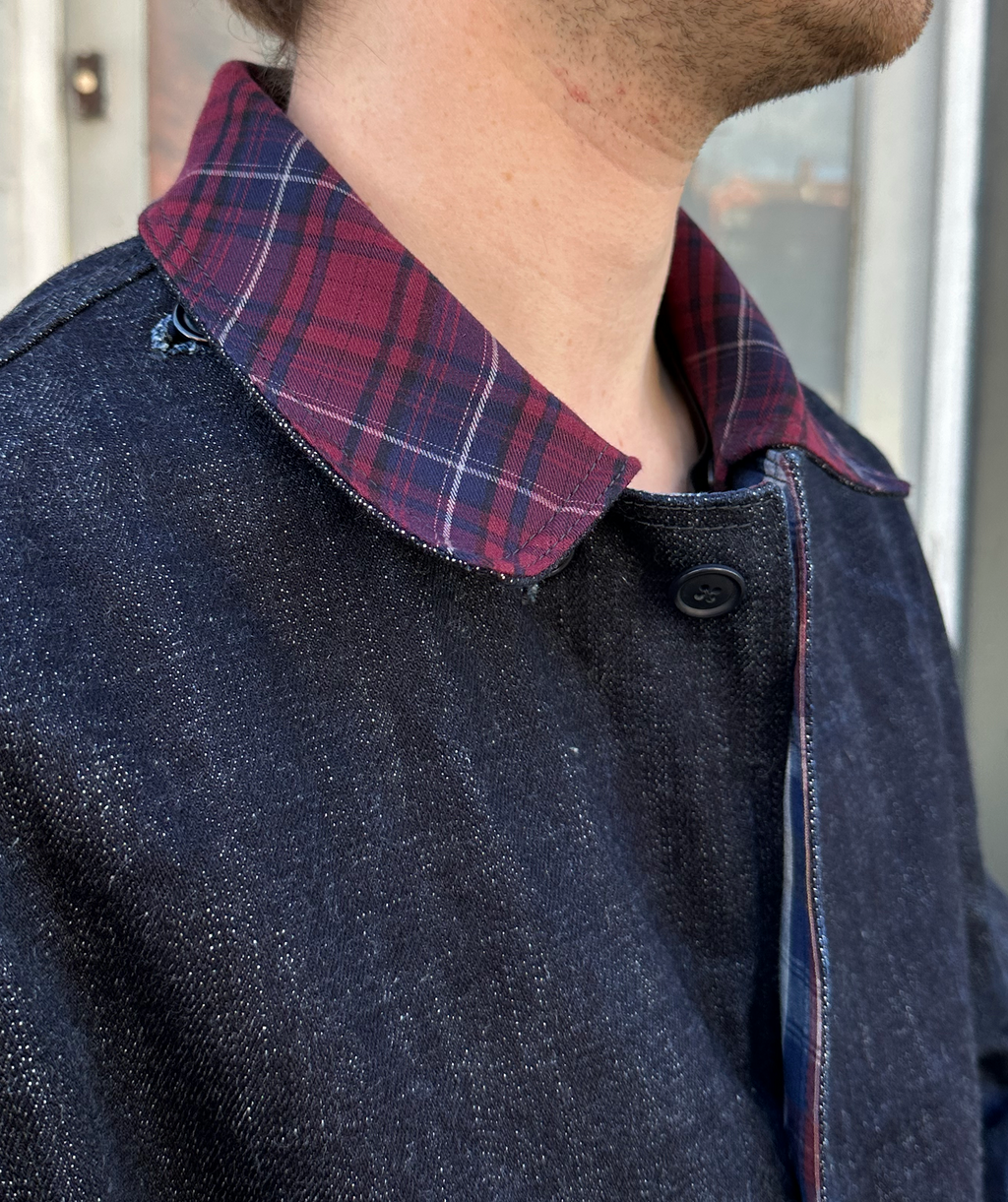 Reversible Jacket in Denim & Shirt