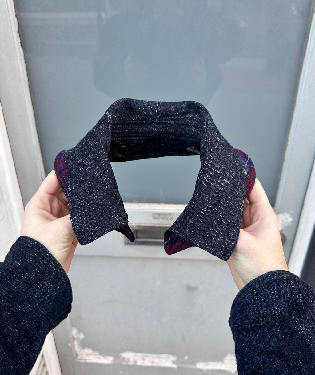 Reversible Jacket in Denim & Shirt