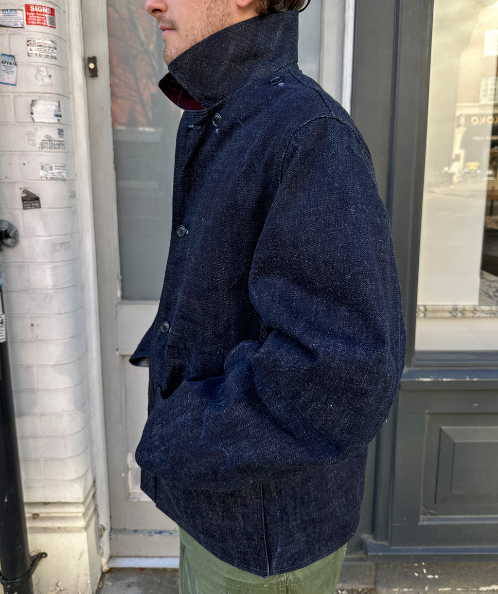 Reversible Jacket in Denim & Shirt